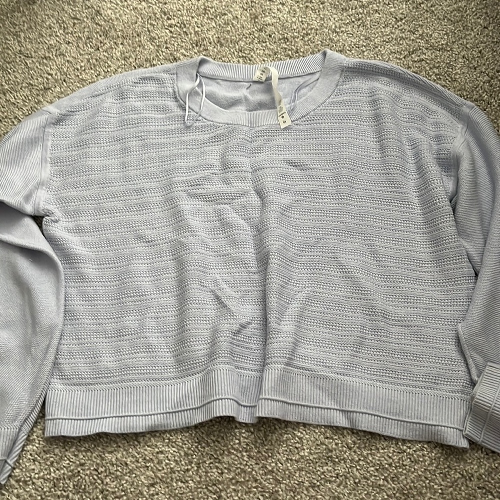 light blue lululemon sweater